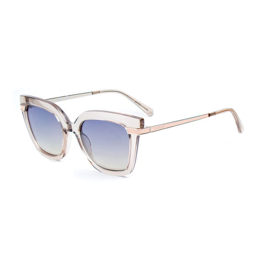 Guess Women’s Sunglasses – Transparent Full-Rim Frame, Degraded Lenses