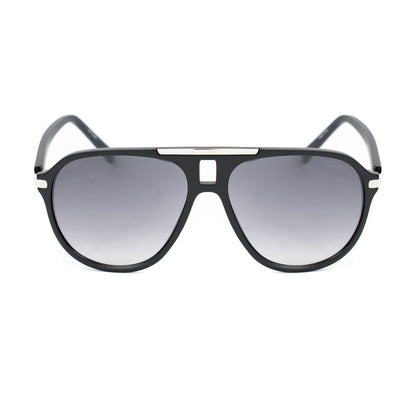 Guess Men’s Sunglasses – Black Full-Rim Frame, Grey Gradient Lenses