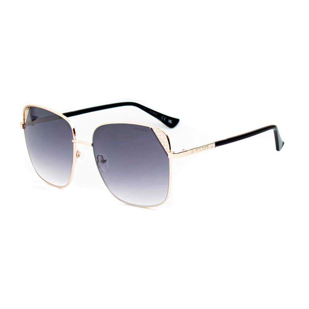 Guess Women’s Sunglasses – Golden Metal Frame, Grey Lenses