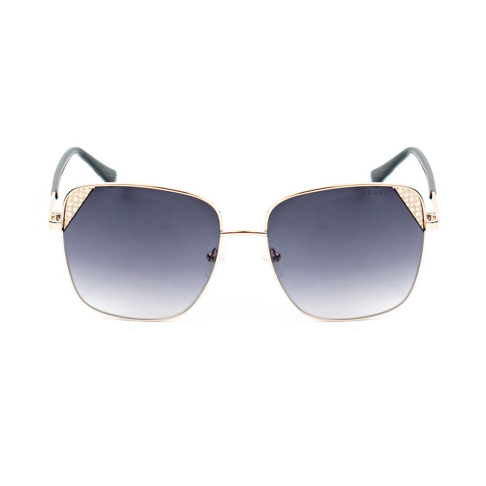 Guess Women’s Sunglasses – Golden Metal Frame, Grey Lenses