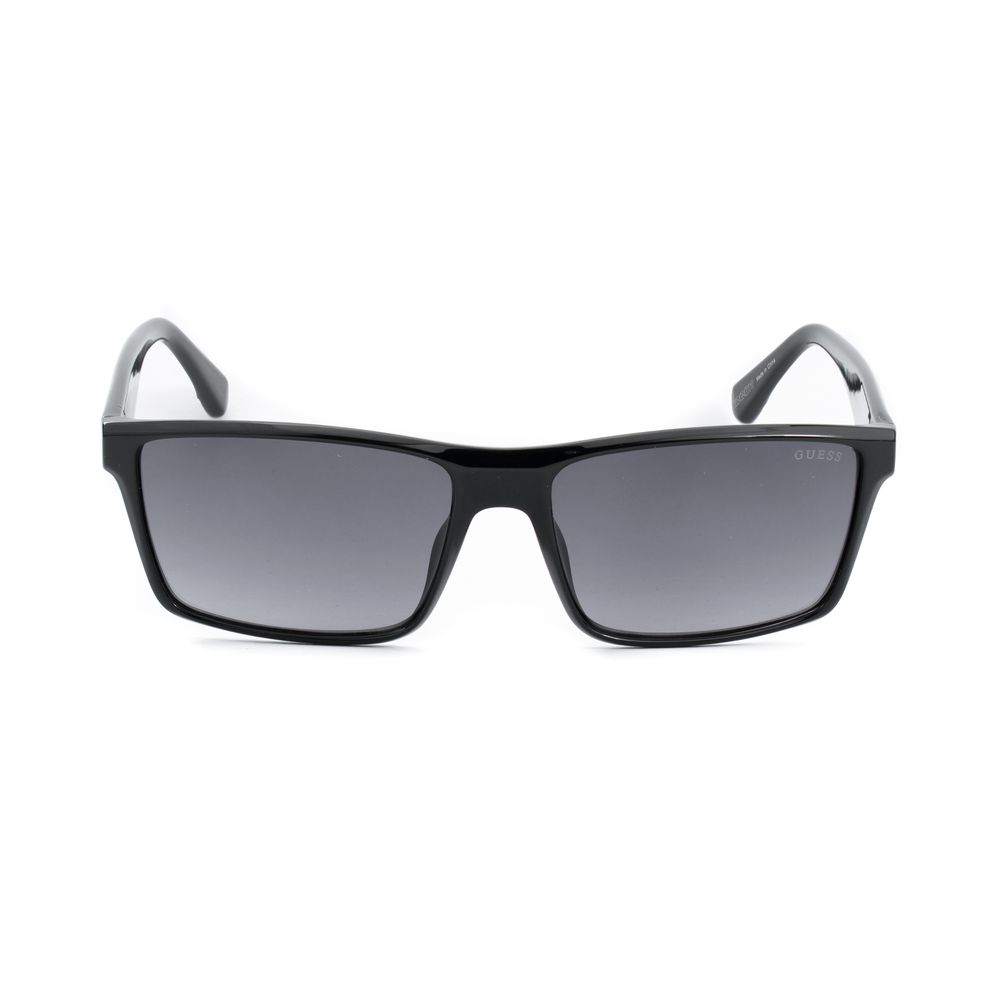 Guess Unisex Sunglasses – Black Injected Frame, Grey Lenses