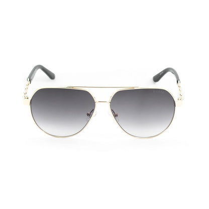 Guess Women’s Sunglasses – Golden Metal Frame, Grey Lenses