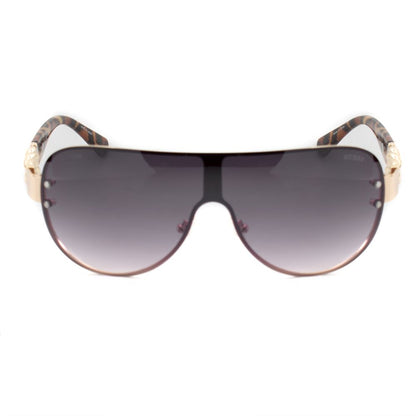 Guess Women’s Sunglasses – Golden Metal Frame, Purple Lenses
