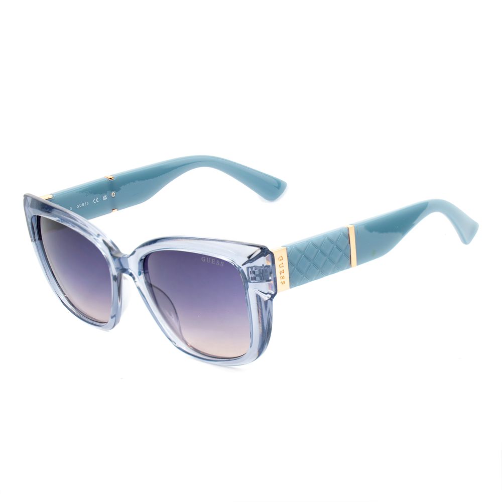 Guess Women’s Sunglasses – Blue Injected Frame, Grey Lenses