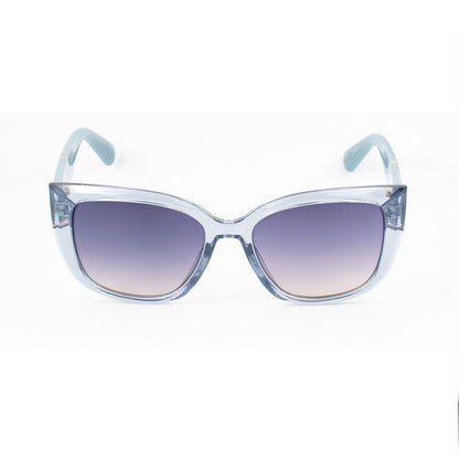 Guess Women’s Sunglasses – Blue Injected Frame, Grey Lenses