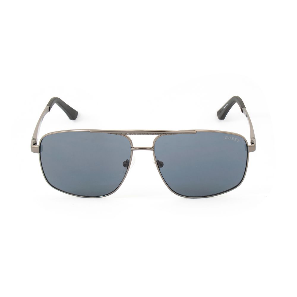 Guess Men’s Sunglasses – Grey Metal Frame with Grey Lenses