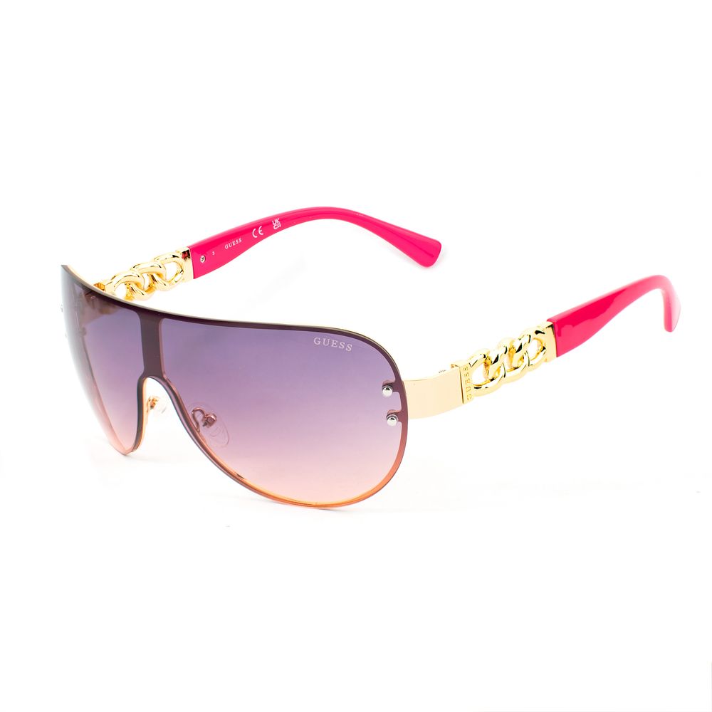 Guess Women’s Sunglasses - Pink Metal Frame, Degraded Lenses