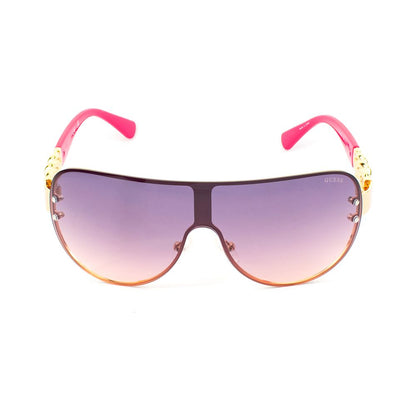 Guess Women’s Sunglasses - Pink Metal Frame, Degraded Lenses