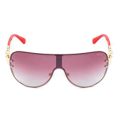 Guess Women’s Sunglasses – Red Metal Frame, UV Protection