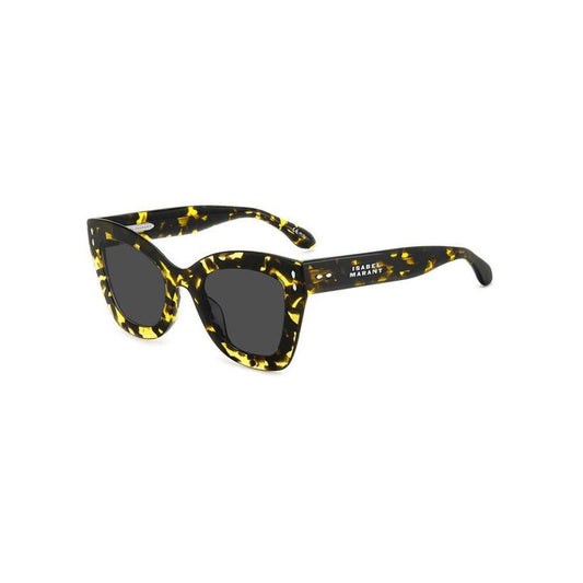 Isabel Marant Women’s Sunglasses – Yellow Acetate Frame, Grey Lenses