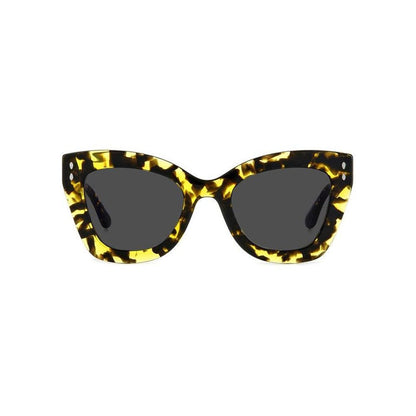 Isabel Marant Women’s Sunglasses – Yellow Acetate Frame, Grey Lenses