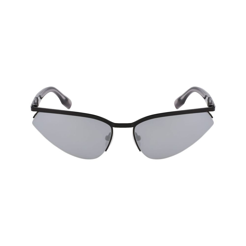 Karl Lagerfeld Unisex Sunglasses – Black Metal Frame, Gradient Lenses