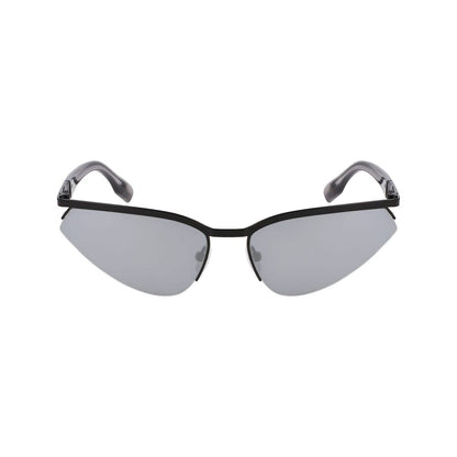 Karl Lagerfeld Unisex Sunglasses – Black Metal Frame, Gradient Lenses