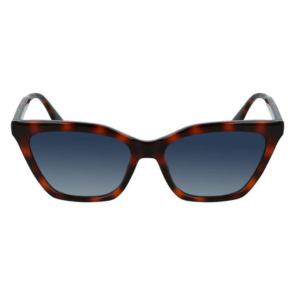 Karl Lagerfeld Women’s Sunglasses – Brown Full-Rim Frame, Category 2 Lenses