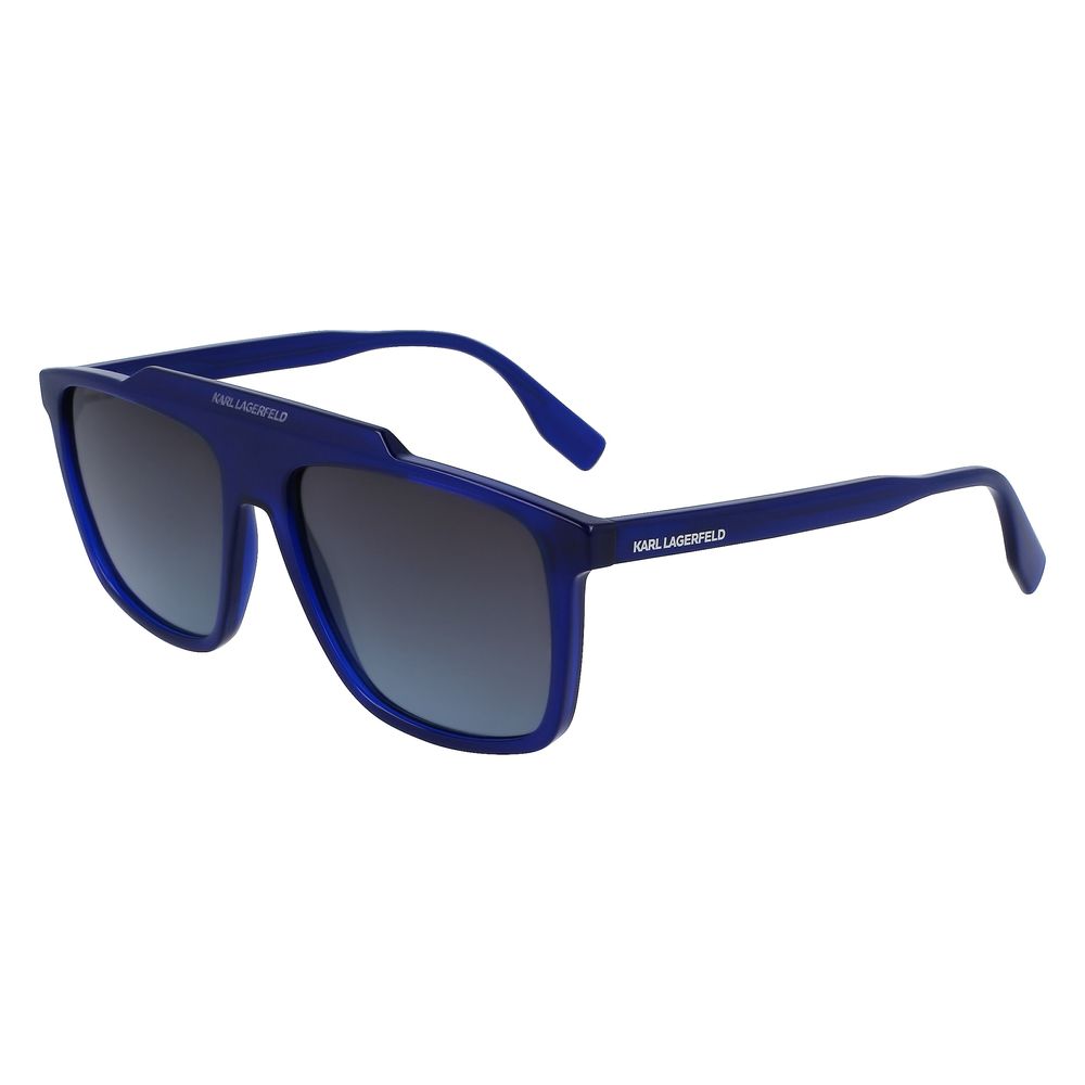 Karl Lagerfeld Men’s Sunglasses – Blue Injected Frame