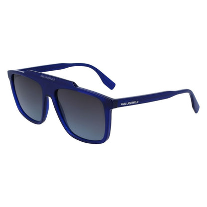 Karl Lagerfeld Men’s Sunglasses – Blue Injected Frame