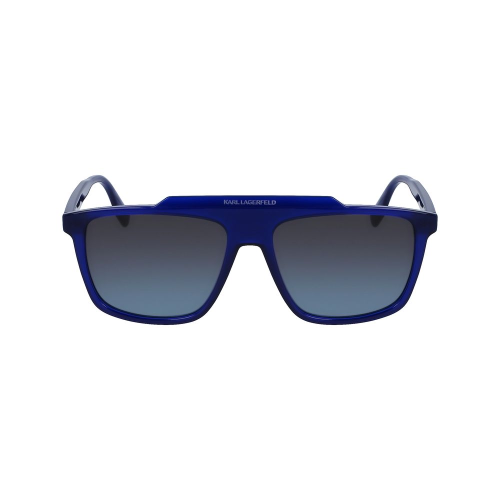 Karl Lagerfeld Men’s Sunglasses – Blue Injected Frame