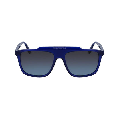 Karl Lagerfeld Men’s Sunglasses – Blue Injected Frame
