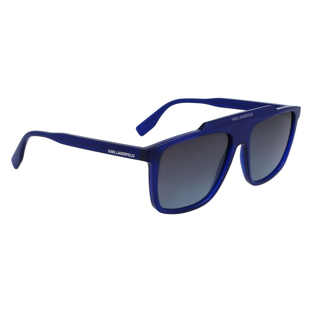 Karl Lagerfeld Men’s Sunglasses – Blue Injected Frame