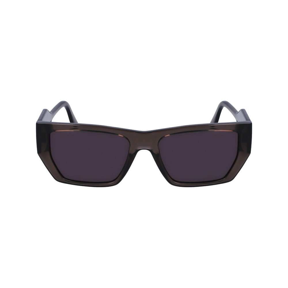 Karl Lagerfeld Unisex Sunglasses – Grey Injected Frame, Grey Lenses