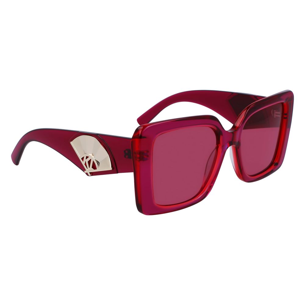 Karl Lagerfeld Women’s Sunglasses - Red Acetate Frame