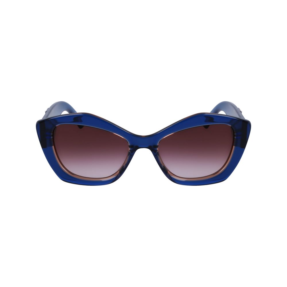 Karl Lagerfeld Women’s Sunglasses – Blue Acetate Frame