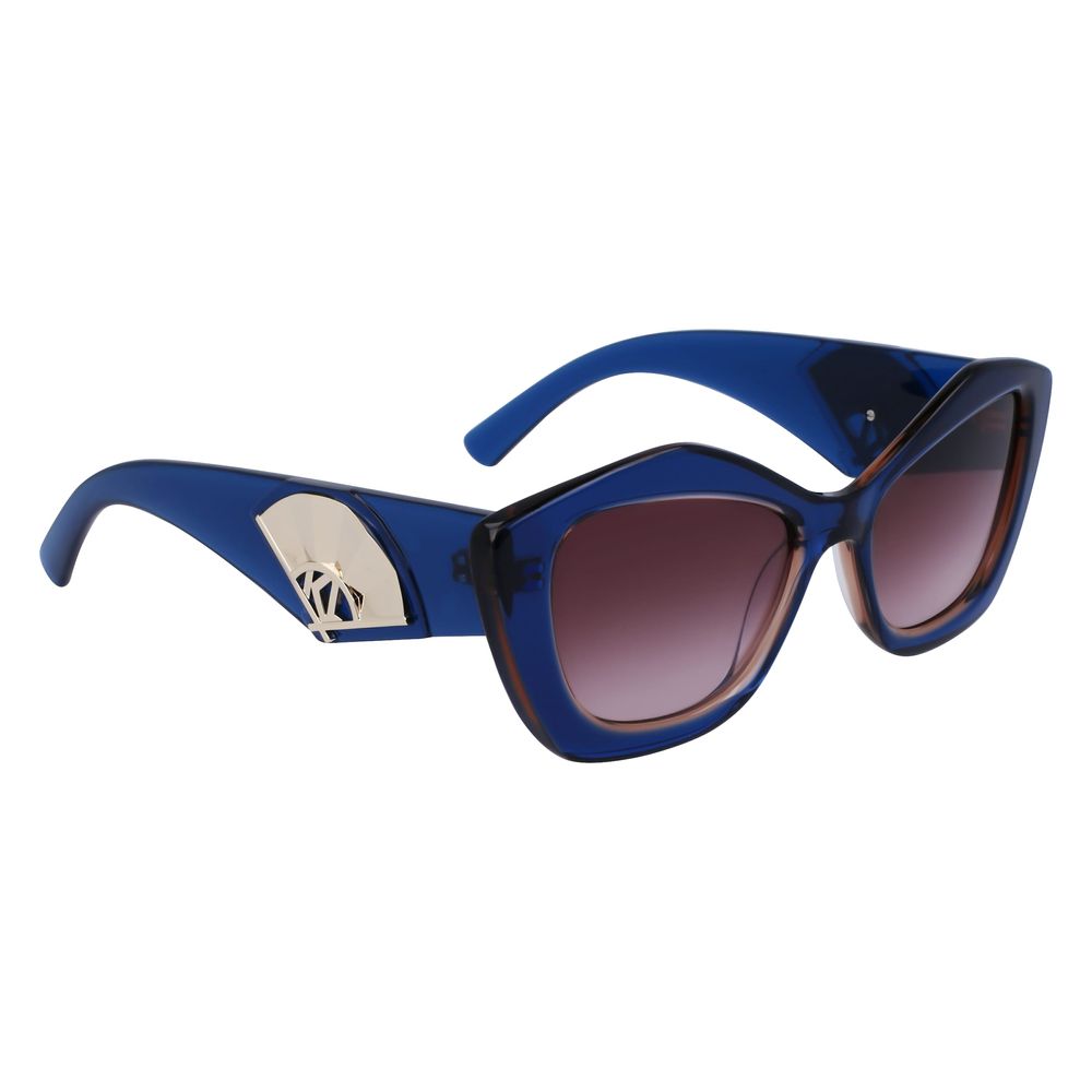 Karl Lagerfeld Women’s Sunglasses – Blue Acetate Frame