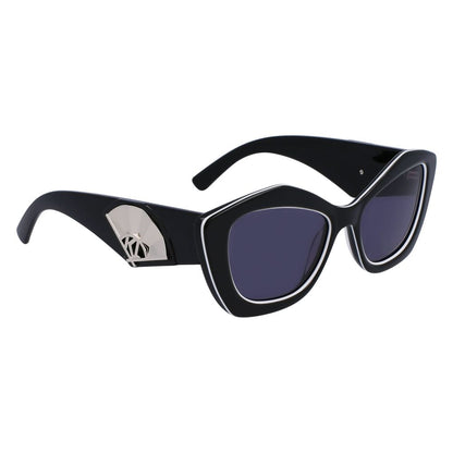 Karl Lagerfeld Women’s Sunglasses – Black Acetate Frame