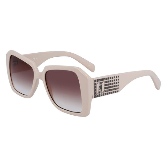 Karl Lagerfeld Women’s Sunglasses – White Injected Frame