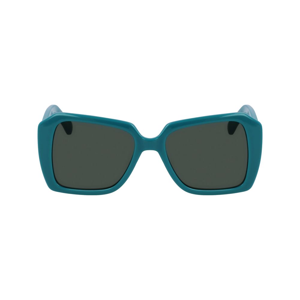 Karl Lagerfeld Women’s Sunglasses – Green Injected Frame, Green Lenses