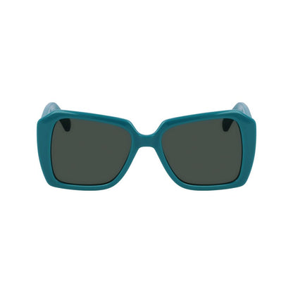 Karl Lagerfeld Women’s Sunglasses – Green Injected Frame, Green Lenses