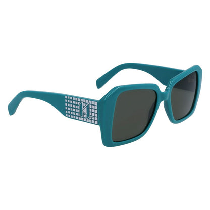 Karl Lagerfeld Women’s Sunglasses – Green Injected Frame, Green Lenses