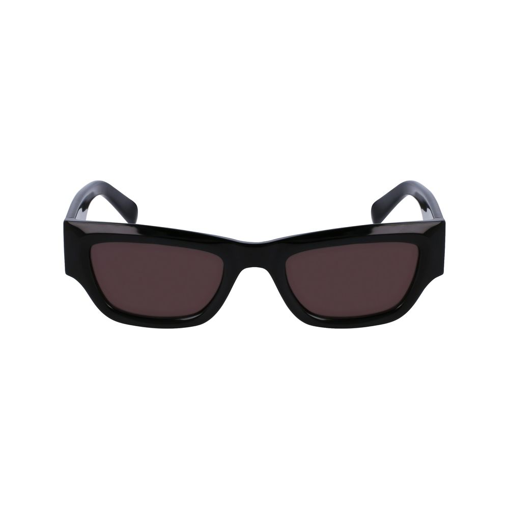 Karl Lagerfeld Women’s Sunglasses – Black Injected Frame, Black Lenses