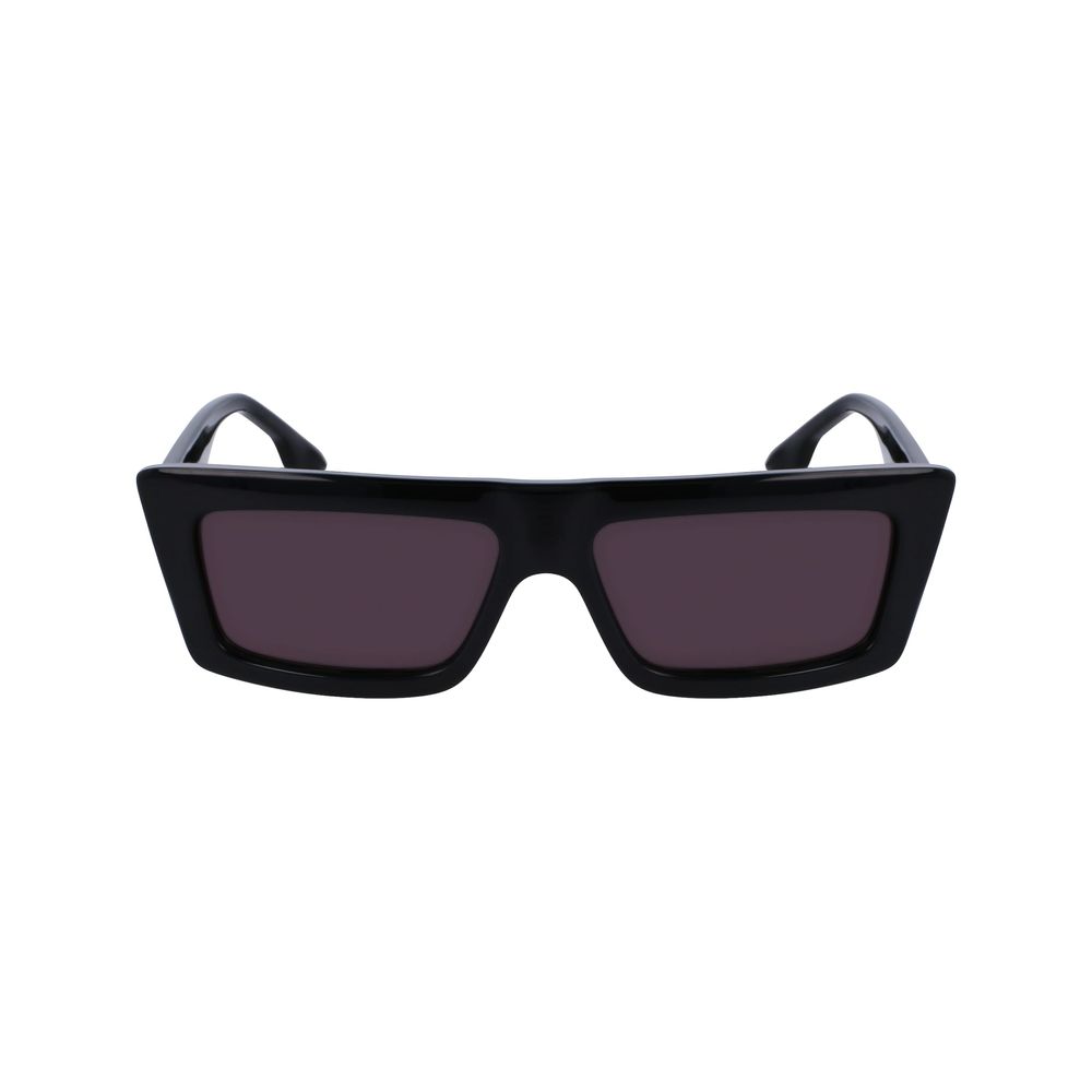Karl Lagerfeld Unisex Sunglasses – Black Injected Frame, Black Lenses
