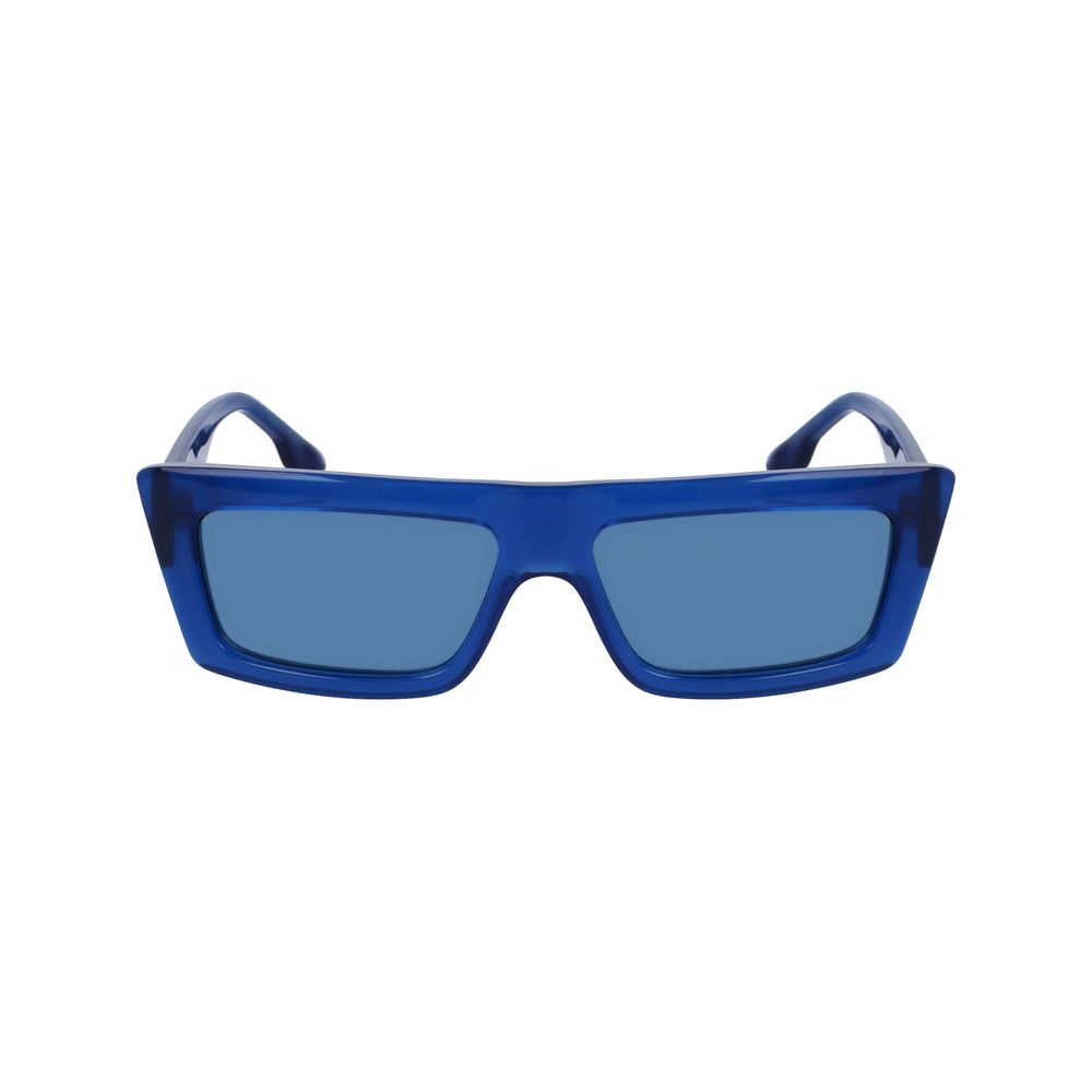 Karl Lagerfeld Unisex Sunglasses – Blue Injected Frame, Blue Lenses