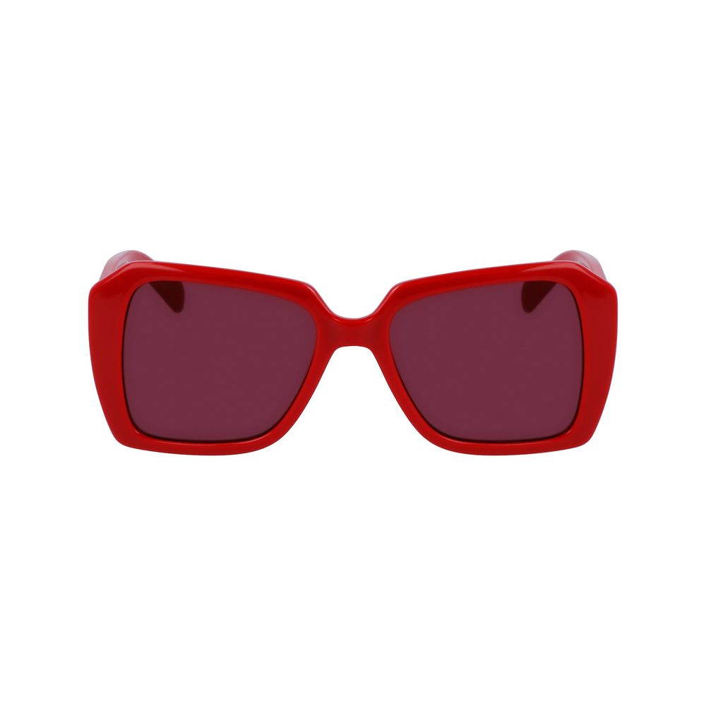 Karl Lagerfeld Women’s Sunglasses – Red Frame, 53mm Lenses