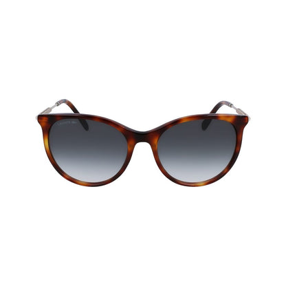 Lacoste Women’s Sunglasses – Brown Acetate Frame, 54mm Lenses