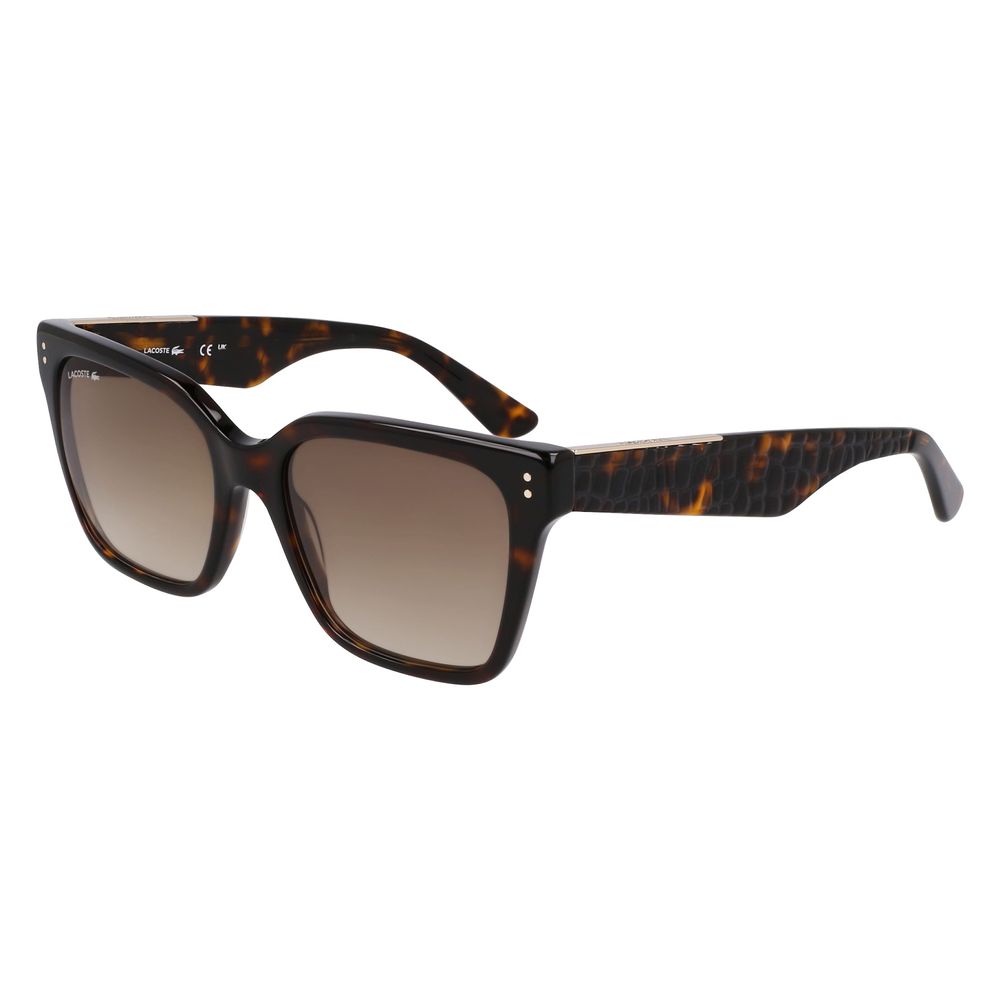 Lacoste Women’s Sunglasses – Brown Acetate Frame