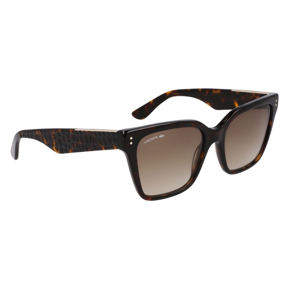 Lacoste Women’s Sunglasses – Brown Acetate Frame