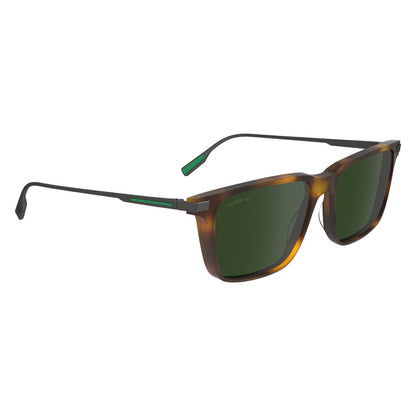 Lacoste Men’s Sunglasses – Brown Acetate Frame, Brown Filter 3 Lenses