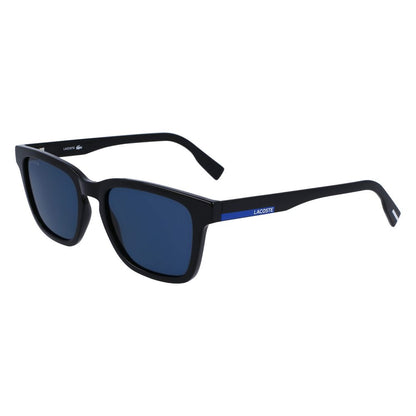 Lacoste Men’s Sunglasses – Black Injected Frame, Black Lenses