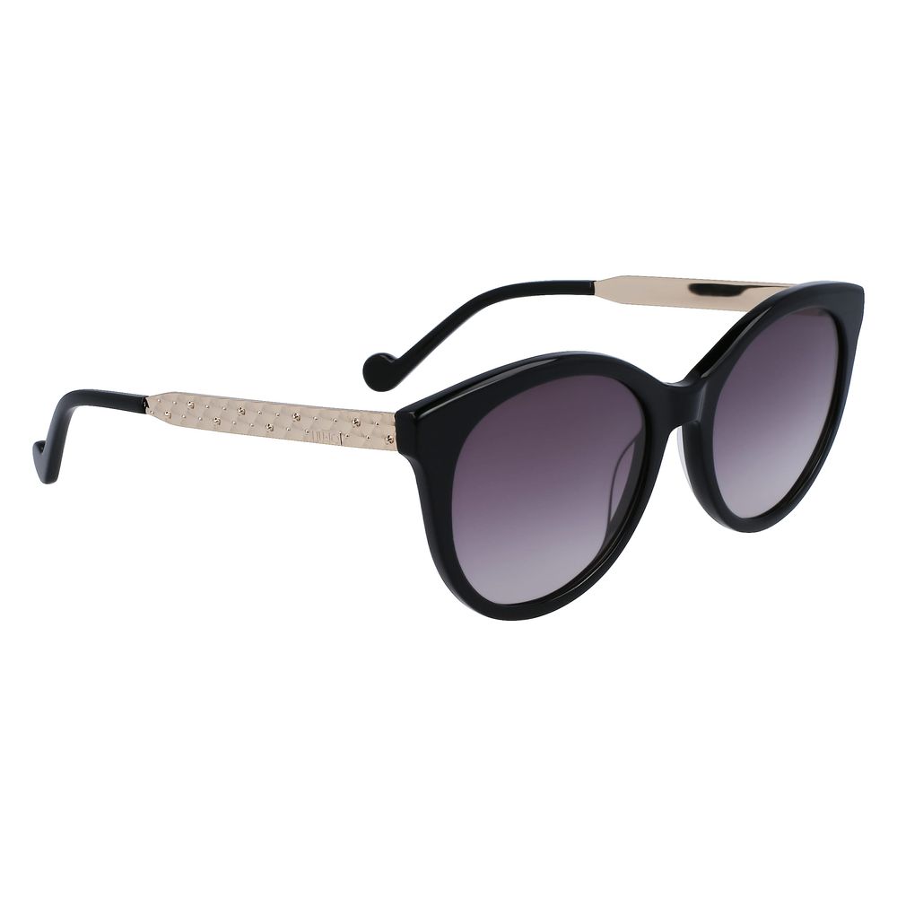 Liu Jo Women’s Sunglasses – Black Acetate Full-Rim Frame