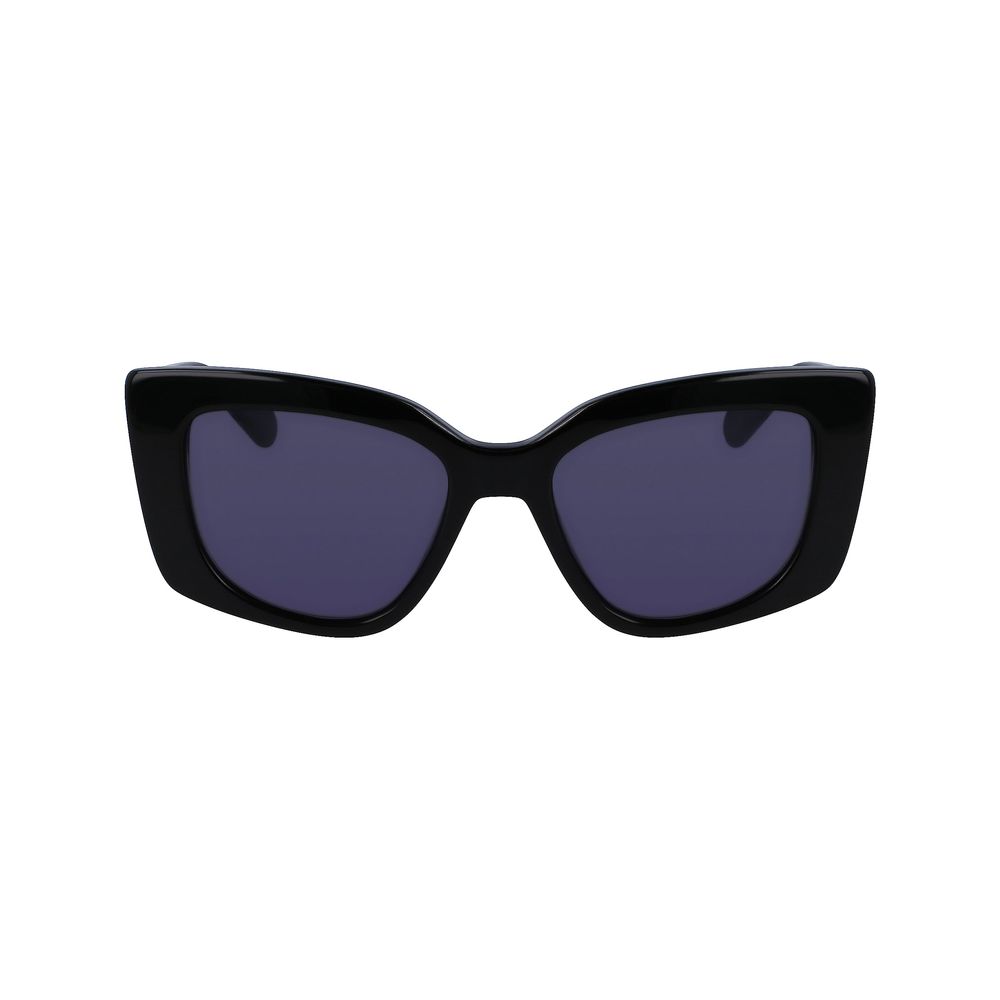 Liu Jo Women’s Sunglasses – Black Acetate Frame, 54mm Lenses