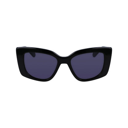 Liu Jo Women’s Sunglasses – Black Acetate Frame, 54mm Lenses
