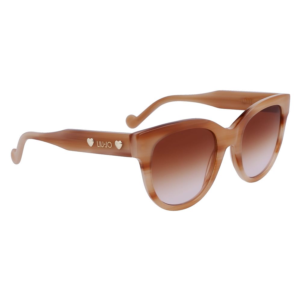 Liu Jo Women’s Sunglasses – Yellow Acetate Frame, Category 2 Lenses