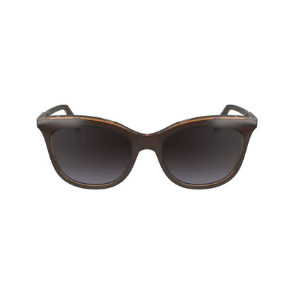 Longchamp Women’s Sunglasses – Brown Acetate Frame, 53mm Lenses