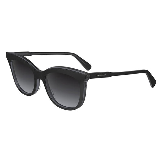 Longchamp Women’s Sunglasses – Black Frame, Grey Lenses