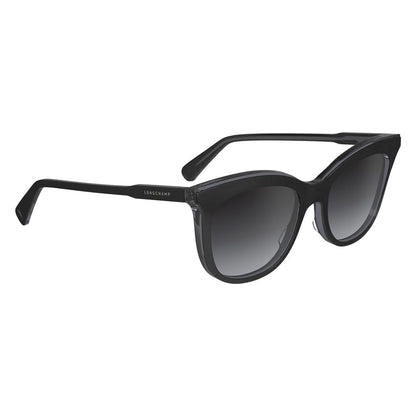 Longchamp Women’s Sunglasses – Black Frame, Grey Lenses