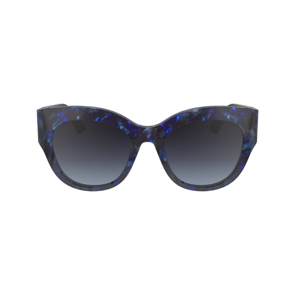 Longchamp Women’s Sunglasses – Blue Acetate Frame, Blue Lenses