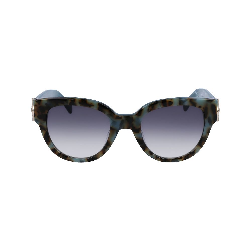 Longchamp Women’s Sunglasses – Blue Acetate Frame, Blue Lenses